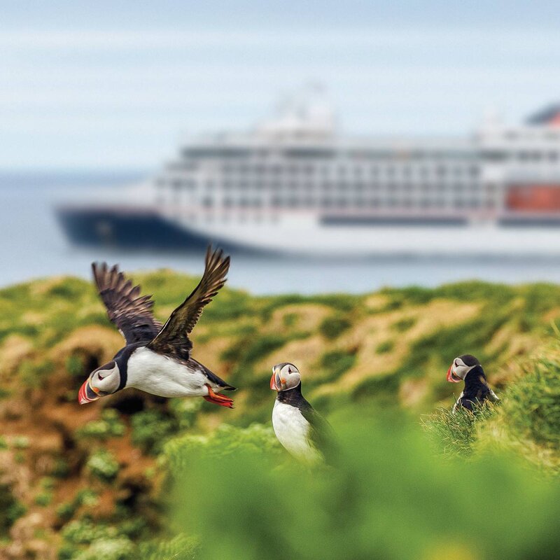Expedition circumnavigation of Iceland and south-west Greenland: premiere between fire and ice