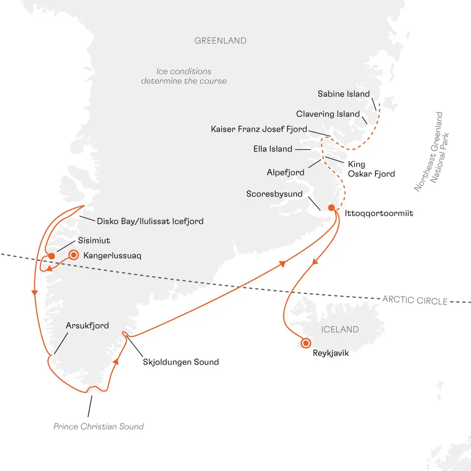 格陵兰东西海岸探险：格陵兰精华